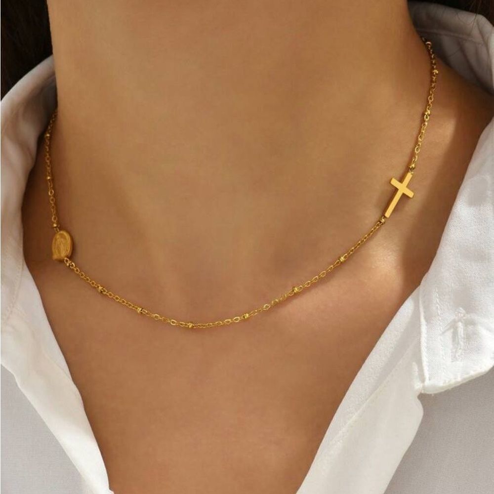 Cross necklace #1391